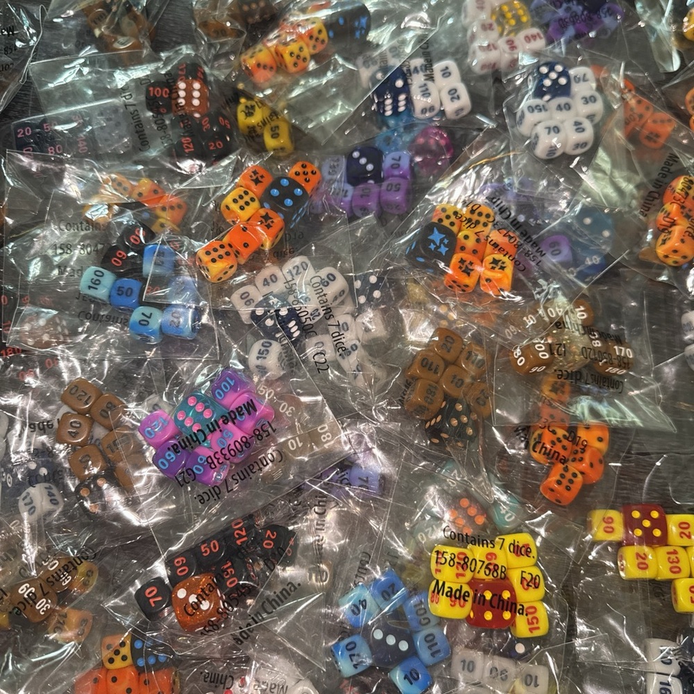 Pokemon TCG Playing Dice Lot Multiple Sets ETB Dice & Damage Counters & Coins